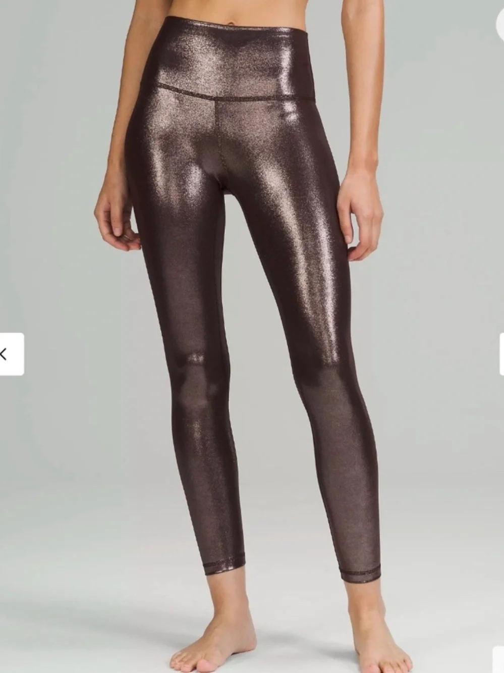 NWT LULULEMON ALIGN HR SHINE 28” Radiate Foil French Press size 4 gorgeous